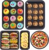 ShellKingdom 5PCS Nonstick Bakeware Set (Black)