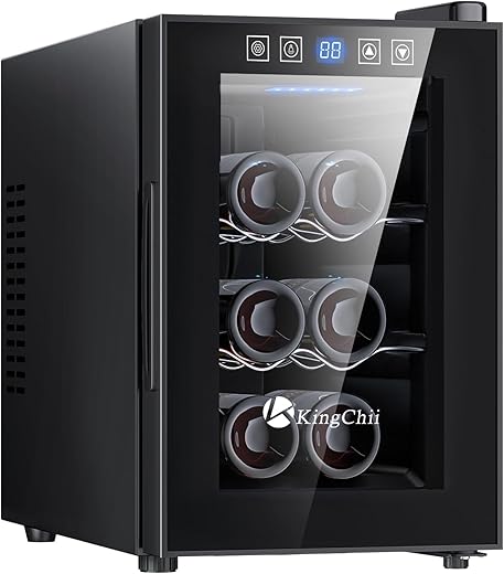 KingChii 6 Bottle Thermoelectric Wine Cooler