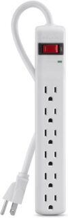 Belkin 6-Outlet Power Strip Surge Protector F5C047