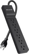 Belkin 6-Outlet Surge Protector With 4ft Cord