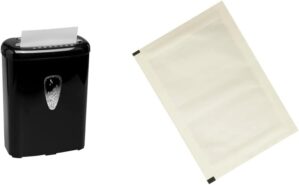 Amazon Basics 6-Sheet Micro-Cut Shredder Bundle