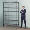 Meet perfect 6-Tier Heavy Duty Metal Shelves