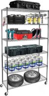 YNN 6 Tier Heavy Duty Wire Shelving Unit