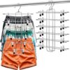 FATHITA 6 Tier Space-Saving Pants Hangers