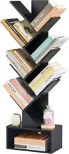 Hoctieon 6 Tier Tree Bookshelf With Drawer