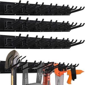 HORUSDY 64-Inch Heavy Duty Garage Rack, 9 Hooks