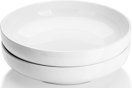 DOWAN 65 Oz Ceramic Pasta & Salad Bowls Set