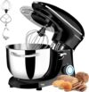 SEEDEEM 6Qt Electric Stand Mixer, 660W, Black