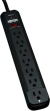 Tripp Lite 7 Outlet Surge Protector, 12ft Cord (TLP712B)