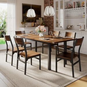 iPormis 7-Piece Extendable Dining Table Set