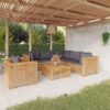 MINERWALL 7 Piece Teak Patio Lounge Set