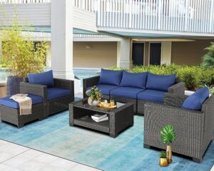 Furnimy 7 Pieces Outdoor Patio Furniture Set