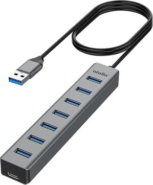 atolla 7-Port Multi USB 3.0 Aluminum Hub