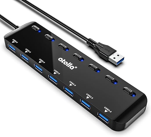 atolla 7-Port USB 3.0 Hub Splitter