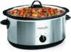 Crock-Pot 7 Quart Oval Manual Slow Cooker SCV700-S-BR