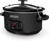 BLACK+DECKER 7-Quart Slow Cooker, SCD4007, Chalkboard Exterior