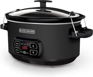 BLACK+DECKER 7-Quart Slow Cooker, SCD4007, Chalkboard Exterior