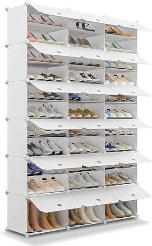 MAGINELS 72 Pair Shoe Rack Organizer Cabinet