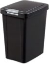 Sterilite 7.5 Gallon TouchTop Wastebasket, Black