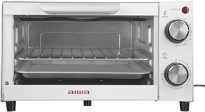 Aiwa 750W Toaster Oven 4 Slice With Timer