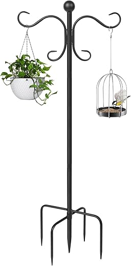 AOMGD 76 Inch Adjustable Double Shepherds Hook