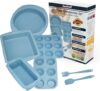 Aschef 7in1 Nonstick Silicone Baking Molds Tray