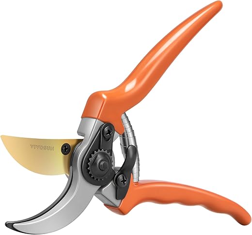 VIVOSUN 8" Bypass Pruning Shears, Ultra Sharp
