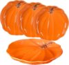 Rtteri 8 Inch Ceramic Pumpkin Platter Set
