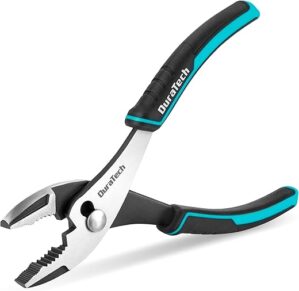 DURATECH 8 Inch Slip Joint Pliers, TPR Handle