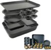 Elbee 8-Piece Nonstick Space Saving Baking Set