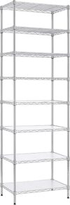 Finnhomy 8-Tier Adjustable Steel Wire Shelving Unit