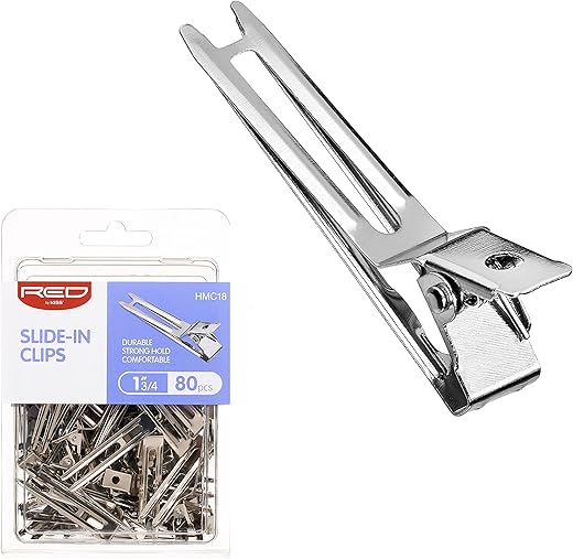 Red by Kiss 80pcs 1.75" Slide-In Hair Clips