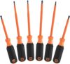 Klein Tools 85076INS Insulated Screwdriver Set, 6-Piece