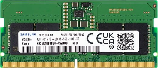 SAMSUNG 8GB DDR5 5600MHz Laptop RAM M425R1GB4BB0-CWM