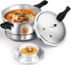 WantJoin 8Qt Aluminum Pressure Cooker w/Release Valve