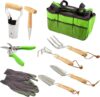 WORKPRO 9 Piece Garden Tool Set – Heavy-Duty Stainless Steel