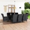 MINERWALL 9 Piece Patio Dining Set With Cushions