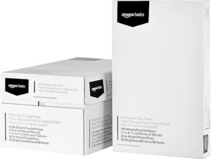 Amazon Basics 92 Bright Multipurpose Copy Paper, 11×17 Inches