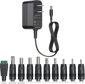 XHUCHINMAL 9V 1A Universal Power Adapter