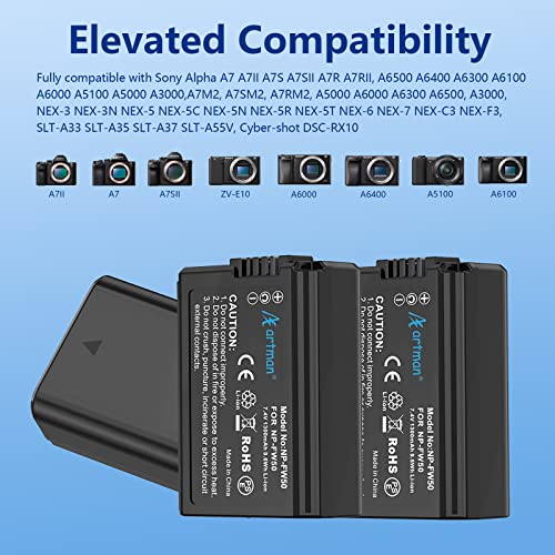 A Artman NP-FW50 Batteries Charger - Image 2