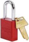 Master Lock A1106RED Aluminum Safety Padlock, Red