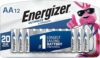 Energizer AA Batteries, Ultimate Lithium, 12 Count