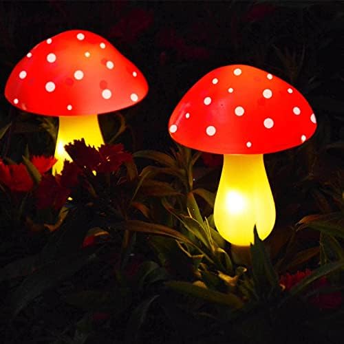 Abkshine Upgraded Waterproof Solar Mushroom Lights, Set Of 6 - Image 4