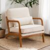Karl home Accent Chair Mid-Century Modern Upholstered Lounge