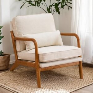 Karl home Accent Chair Mid-Century Modern Upholstered Lounge