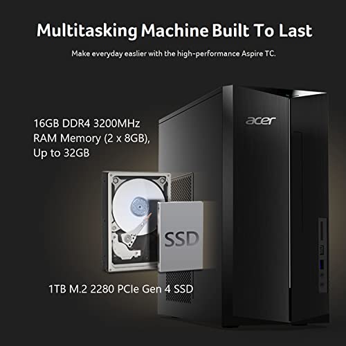 acer Aspire TC-1780-UA93 Desktop | 13th Gen Intel Core i5 - Image 3