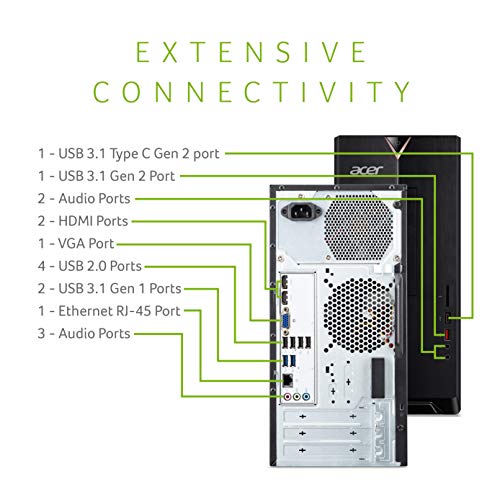 acer Aspire TC-885-UA91 Desktop, Intel Core i3 - Image 4