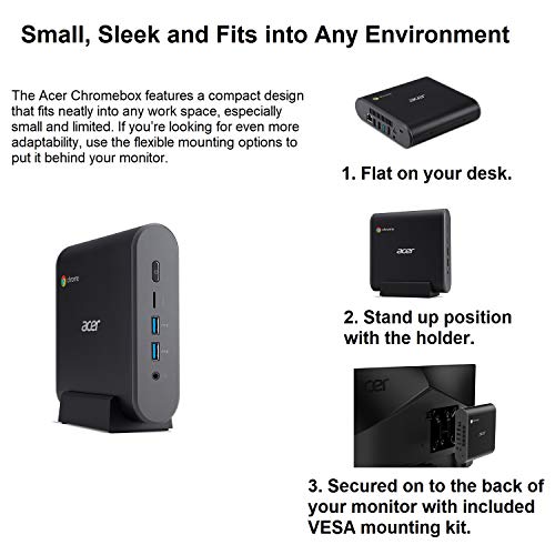 acer Chromebox, Celeron 3867U, 4GB, 32GB SSD, CXI3-4GNKM4 - Image 2