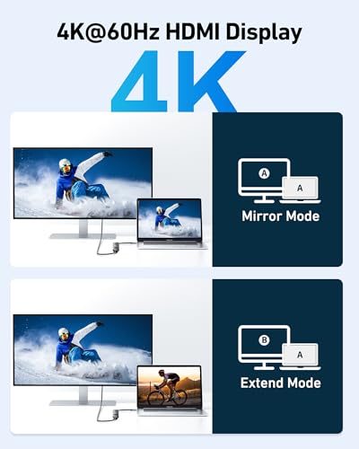 acer USB C Multi-Port Hub, 7 in 1 Adapter - Image 3