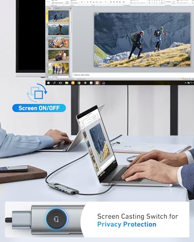 acer USB C Multi-Port Hub, 7 in 1 Adapter - Image 2
